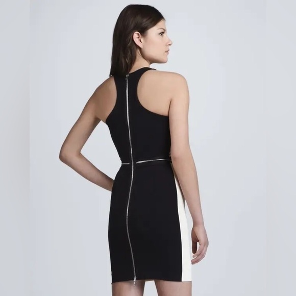 Milly of New York Cream and Black Mini Dress Size 2 - Picture 10 of 10